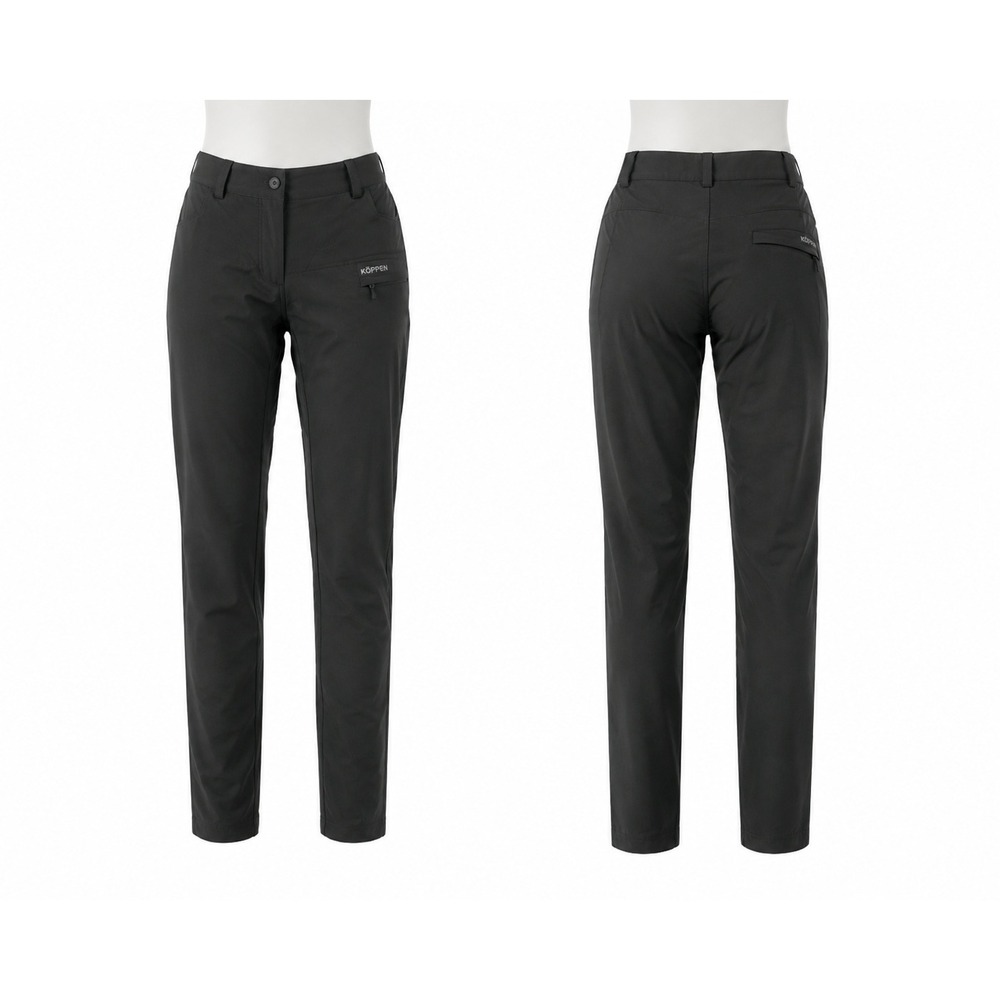 Koppen Women's Size 4 Black Hiking Pants Stretch Straight Leg Outdoor